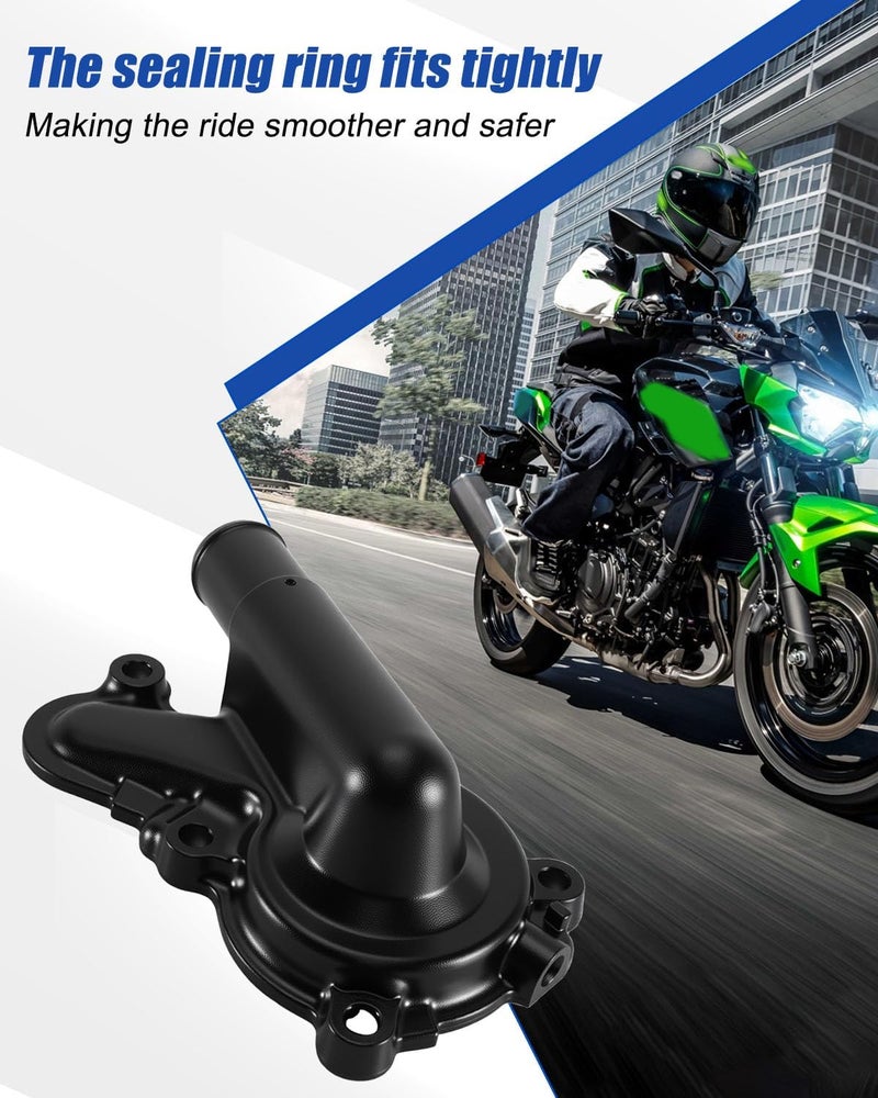 Vaticas Water Pump Protect Cover with Seal Fit for Kawasaki Z400 ER400 2018-2023 Ninja 400 EX400 2018-2023, Replace 16142-0757 161420757 - Image 3
